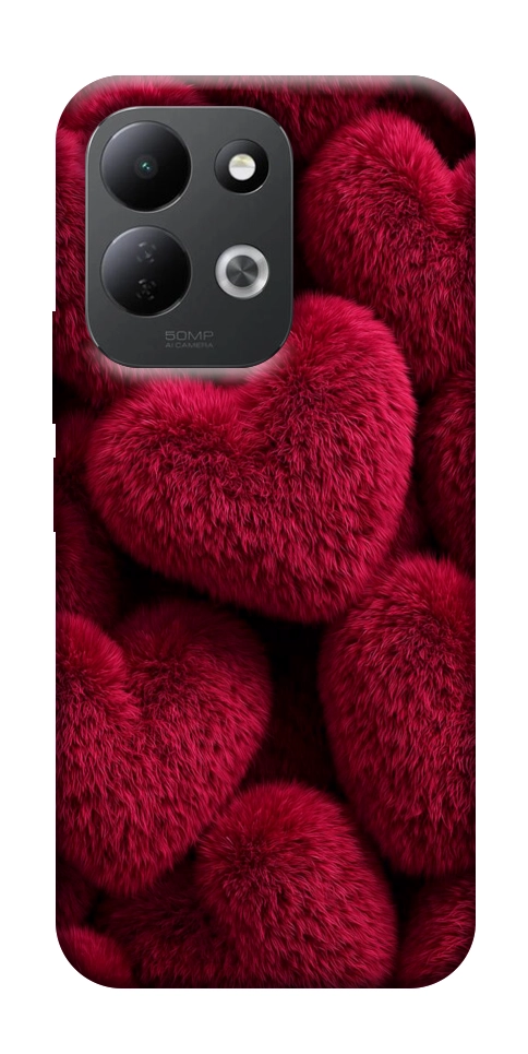 Чохол Fluffy hearts для Xiaomi Redmi 17