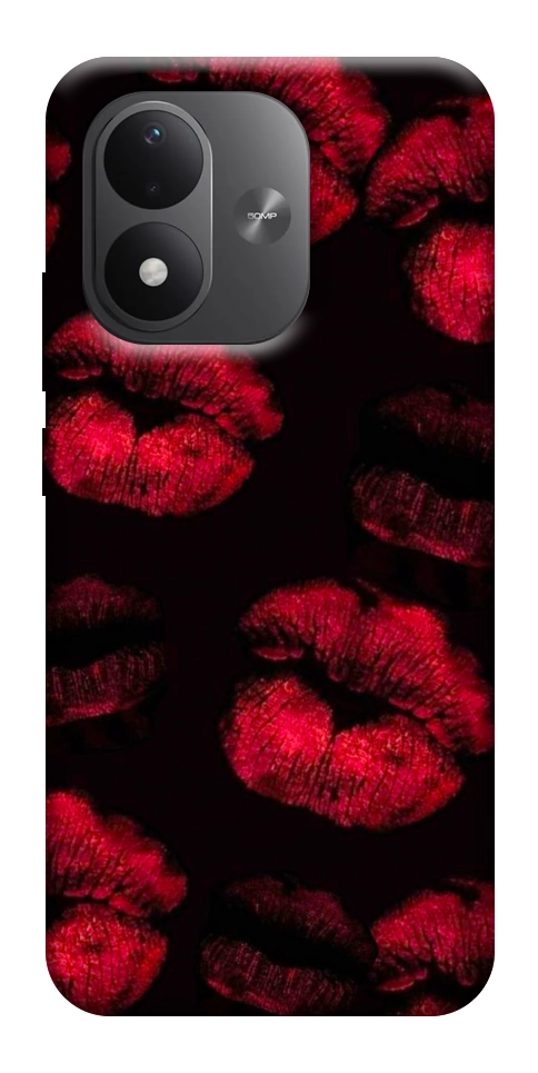 Чехол Kisses on black для Xiaomi Redmi Note 17