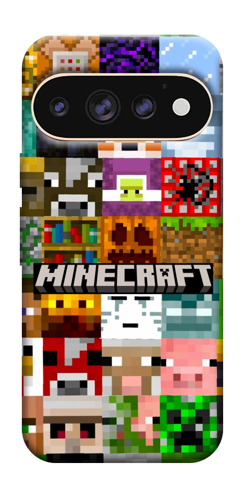 Чехол Minecraft collage для Google Pixel 11 Pro XL