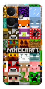 Чехол Minecraft collage для Xiaomi Redmi Note 17 Pro