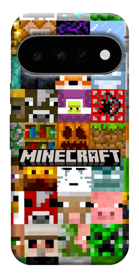 Чехол Minecraft collage для Google Pixel 11