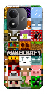 Чехол Minecraft collage для Xiaomi Redmi Note 17