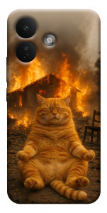Чехол Burning cat для Xiaomi Redmi Note 17 Pro