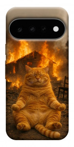 Чохол Burning cat для Google Pixel 11 Pro