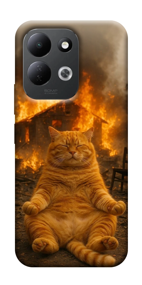 Чохол Burning cat для Xiaomi Redmi 17