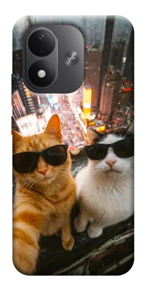 Чехол Cool cats city для Xiaomi Redmi Note 17