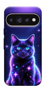 Чехол Galaxy purple cat для Google Pixel 11 Pro XL
