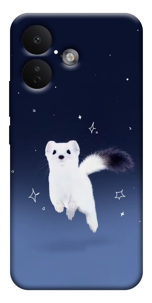 Чехол Хорёк в снегу для Xiaomi Redmi Note 17 Pro