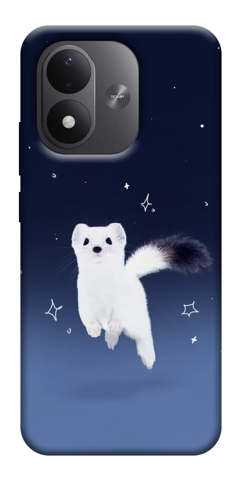 Чехол Хорёк в снегу для Xiaomi Redmi Note 17