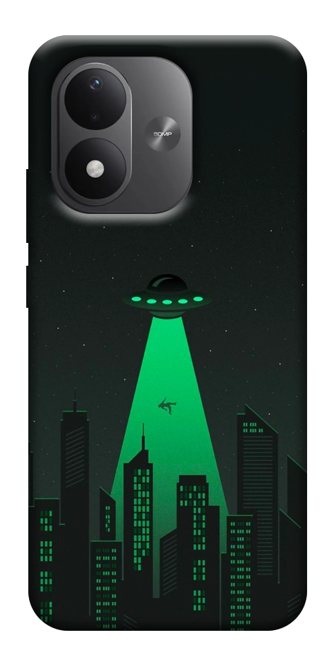 Чехол Green ufo для Xiaomi Redmi Note 17