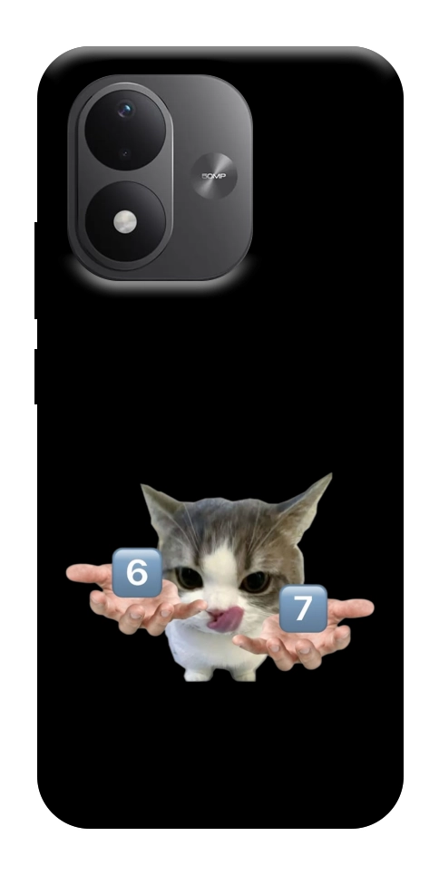 Чехол Six Seven cat для Xiaomi Redmi Note 17