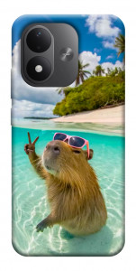 Чехол Сapybara vacation для Xiaomi Redmi Note 17