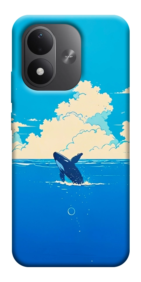 Чехол Whale view для Xiaomi Redmi Note 17