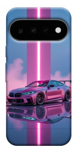 Чехол Pink neon car для Google Pixel 11