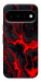 Чехол Black red marble для Google Pixel 11