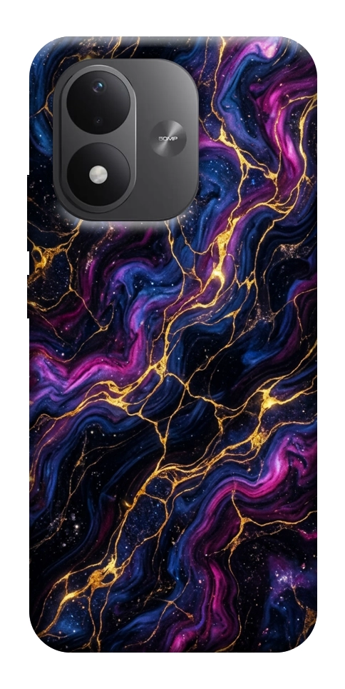 Чехол Purple space marble для Xiaomi Redmi Note 17