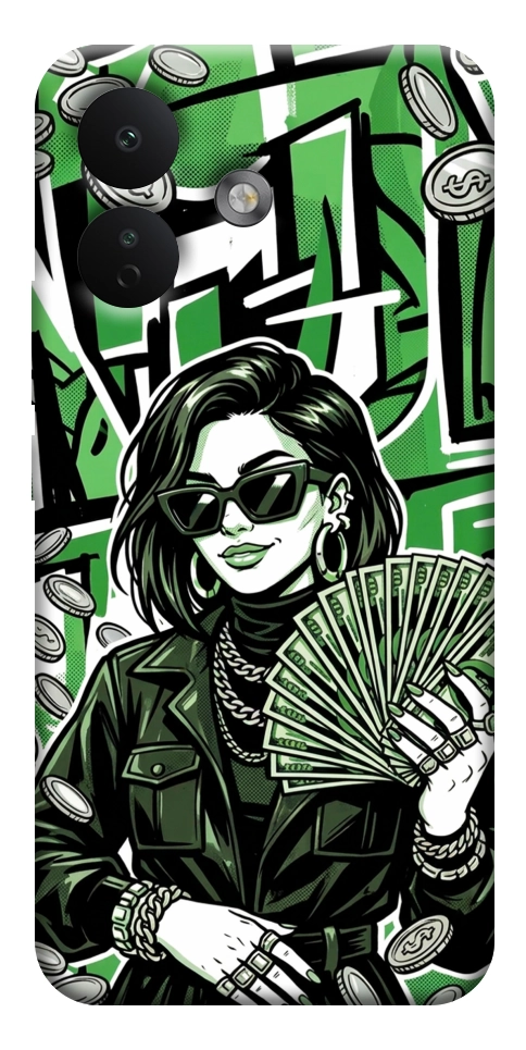 Чехол Money woman green для Xiaomi Redmi Note 17 Pro