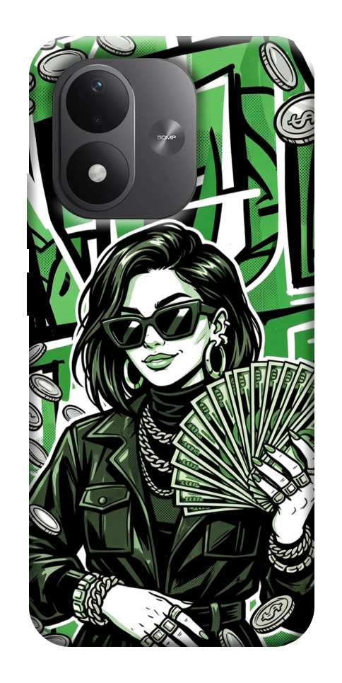 Чохол Money woman green для Xiaomi Redmi Note 17