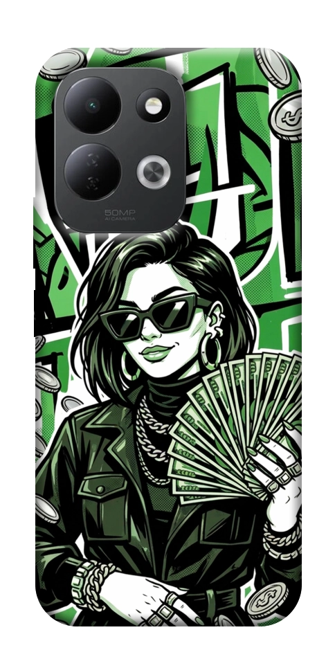 Чохол Money woman green для Xiaomi Redmi 17