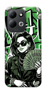 Чохол Money woman green для Xiaomi Redmi 17
