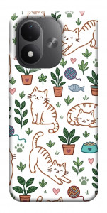 Чохол Cats pattern для Xiaomi Redmi Note 17