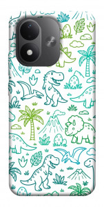 Чохол Dino pattern для Xiaomi Redmi Note 17