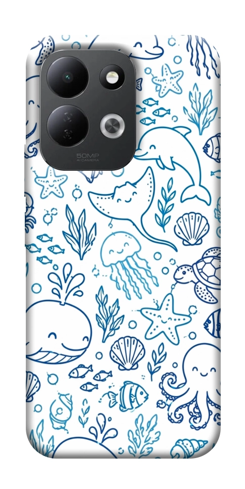 Чохол Sea pattern для Xiaomi Redmi 17