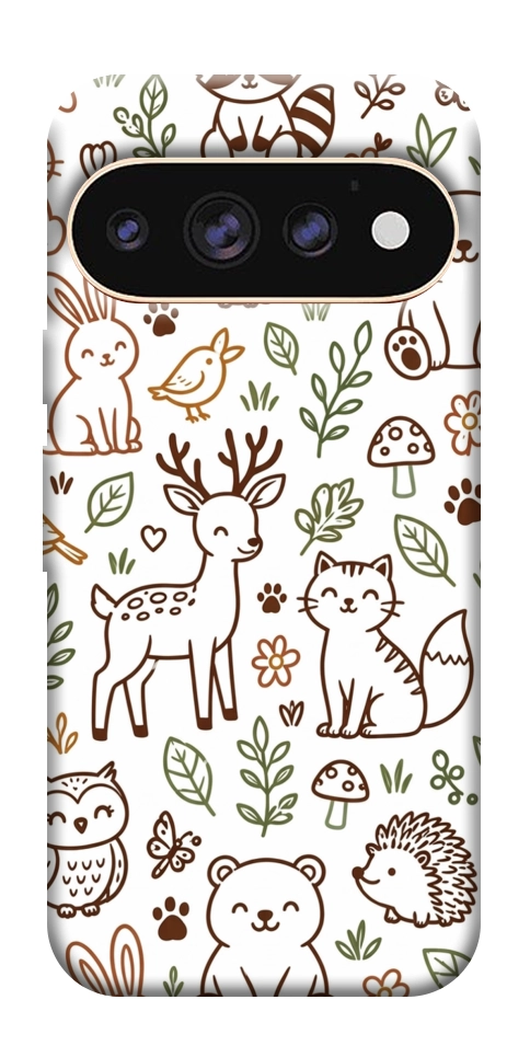 Чехол Wildlife pattern для Google Pixel 11 Pro XL