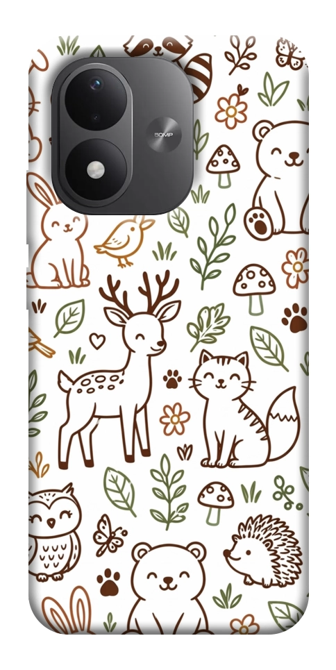 Чохол Wildlife pattern для Xiaomi Redmi Note 17