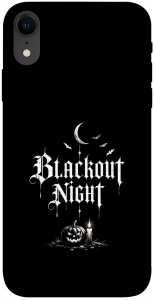 Чехол Blackout night для iPhone XR