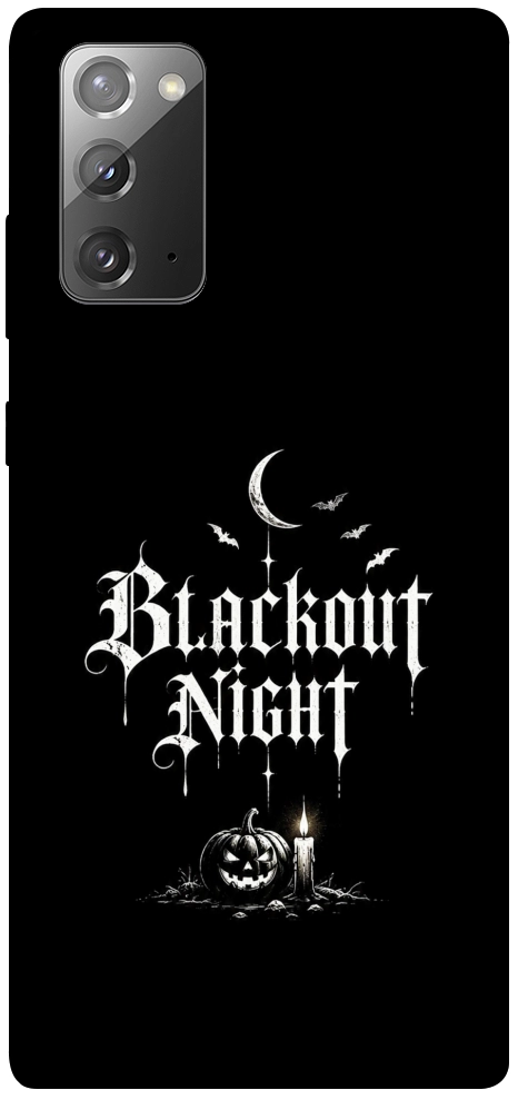 Чохол Blackout night для Galaxy Note 20