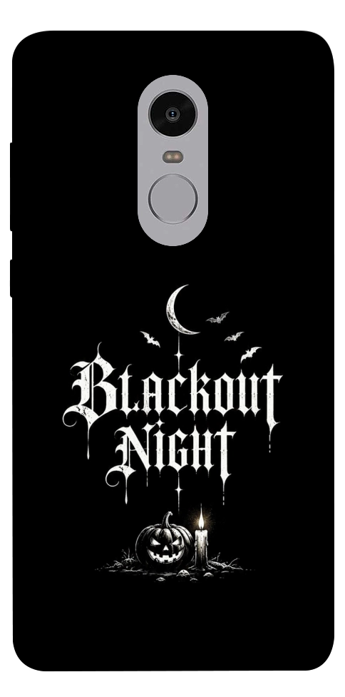 Чохол Blackout night для Xiaomi Redmi Note 4X