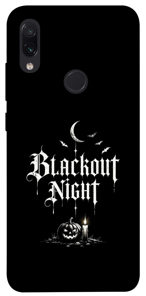 Чохол Blackout night для Xiaomi Redmi Note 7