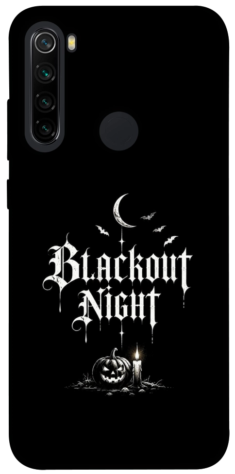 Чохол Blackout night для Xiaomi Redmi Note 8