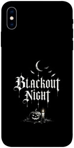 Чехол Blackout night для iPhone XS