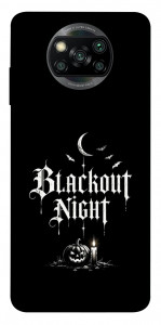 Чехол Blackout night для Xiaomi Poco X3 Pro