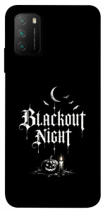 Чехол Blackout night для Xiaomi Poco M3