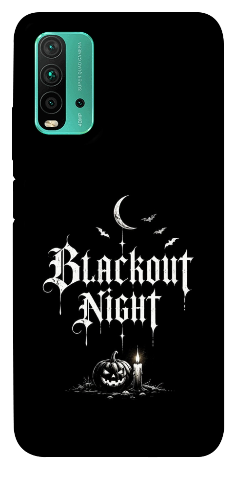 Чохол Blackout night для Xiaomi Redmi Note 9 4G