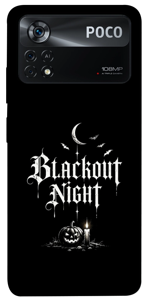 Чехол Blackout night для Xiaomi Poco X4 Pro