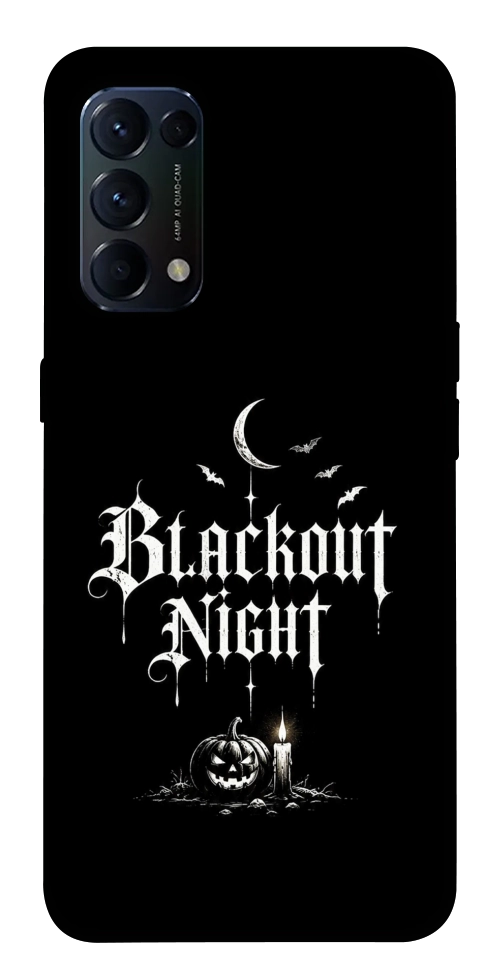 Чехол Blackout night для Oppo Reno 5 4G