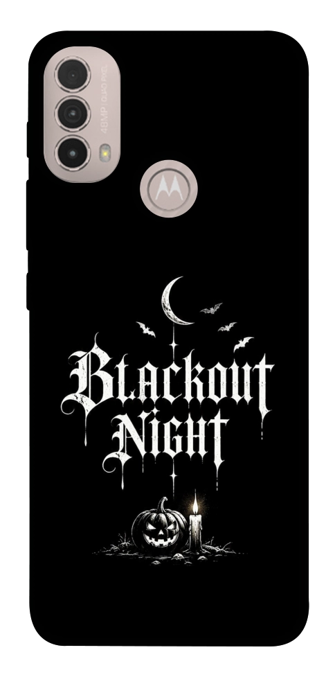 Чохол Blackout night для Motorola Moto E40