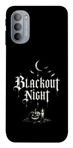 Чехол Blackout night для Motorola Moto G31