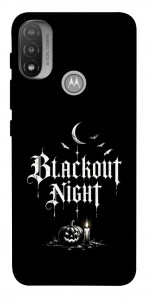 Чохол Blackout night для Motorola Moto E20