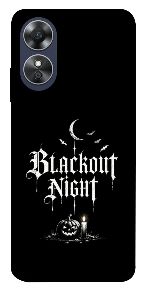 Чехол Blackout night для Oppo A17