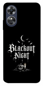 Чехол Blackout night для Oppo A17