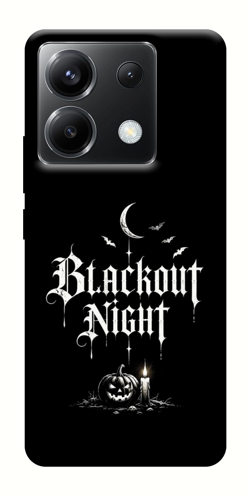 Чохол Blackout night для Xiaomi Poco X6