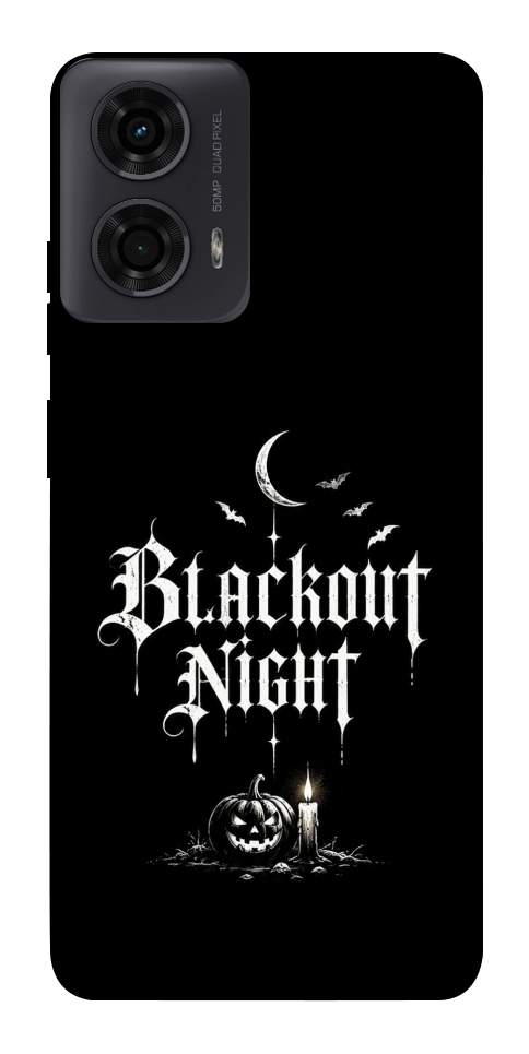 Чехол Blackout night для Motorola Moto G04