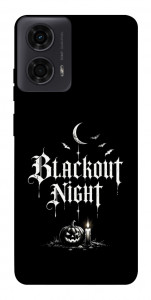 Чехол Blackout night для Motorola Moto G04