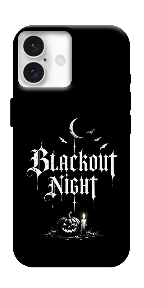 Чехол Blackout night для iPhone 16
