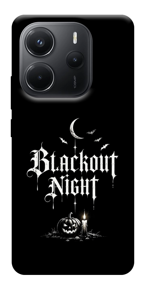 Чехол Blackout night для Xiaomi Redmi Note 14 4G (Int. version)